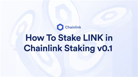 how to stake chainlink|chainlink staking returns.